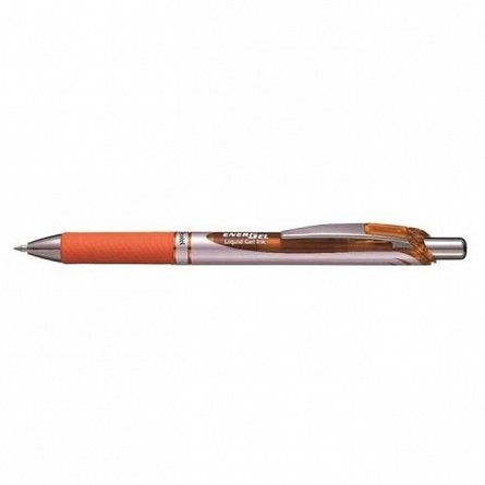 Roller Pentel EnerGel BL77, cu mecanism, 0.7 mm, portocaliu