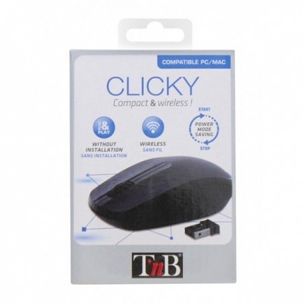 Mouse TnB Clicky, wireless USB