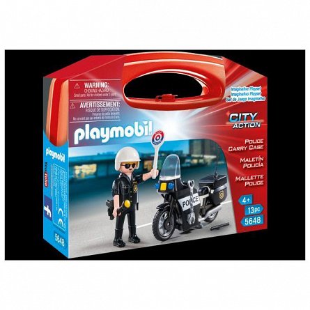 Playmobil City Action - Politie, set portabil