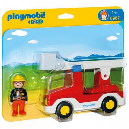 Playmobil-1.2.3.Camion cu pompier