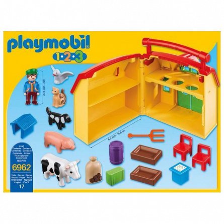 Playmobil-1.2.3.Set mobil ferma