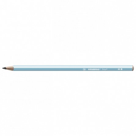 Creion grafit Stabilo, HB, Trio 369, bleu