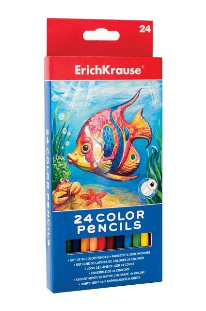 Creioane colorate,24/set,ErichKrause