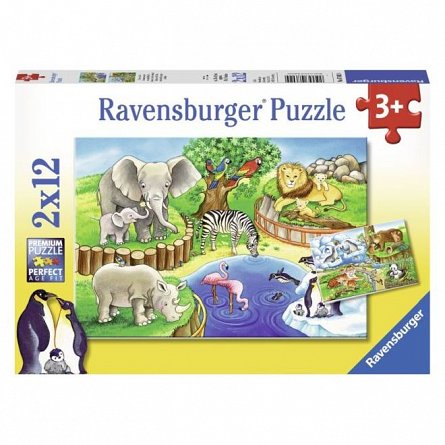 Puzzle Zoo,12x2pcs