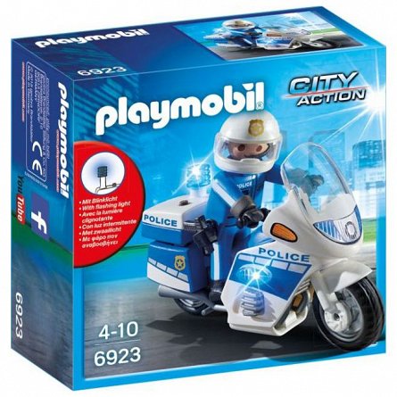 Playmobil-Motocileta politie,cu led