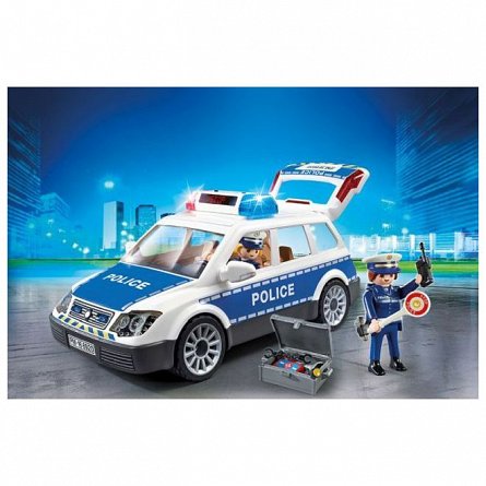 Playmobil City Action - Masina de politie,cu lumina si sunete