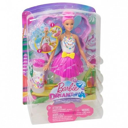 Papusa Barbie,Dreamtopia,Zana,cu baloane de sapun