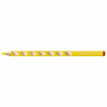 Creion colorat Stabilo EASYcolors, pentru dreptaci, galben