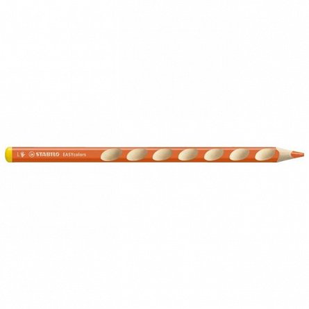 Creion colorat Stabilo EASYcolors, pentru stangaci, orange