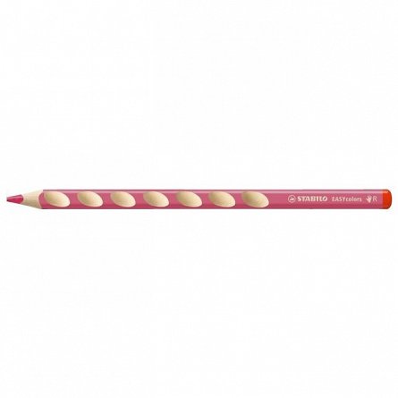 Creion colorat Stabilo EASYcolors, pentru dreptaci, roz
