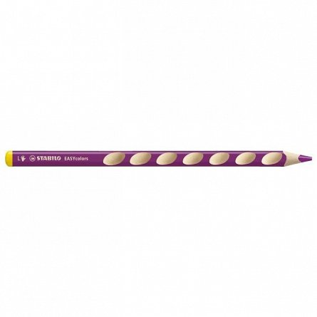 Creion colorat Stabilo EASYcolors, pentru stangaci, violet