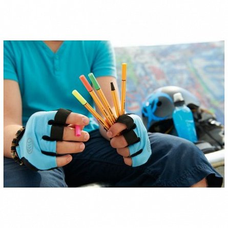 Liner Stabilo Point 88, 0.4mm, galben neon