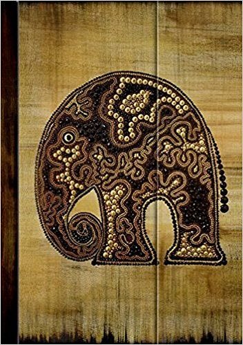 Agenda 12x17cm,magnet,dict,African-Elefant