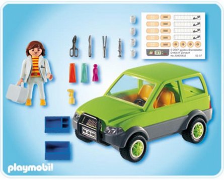 Playmobil-Veterinar cu masina