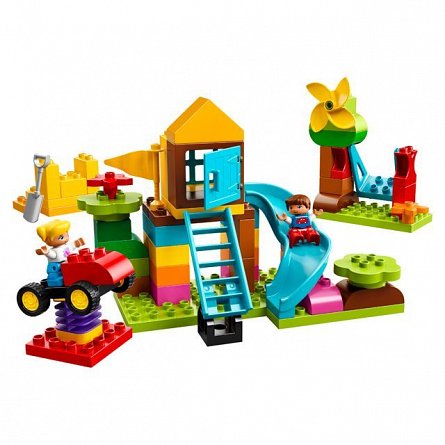 Lego-Duplo,Cutie mare de caramizi pentru terenul de joaca