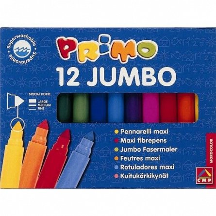 Markere copii Jumbo12 culori/cutie