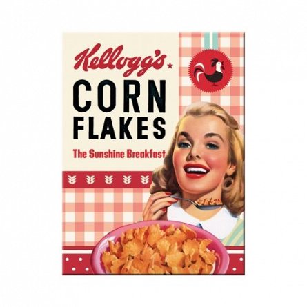 NA Magnet 14368 Kellogg's - Girl Corn Flakes Collage