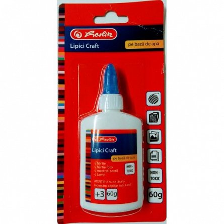 Lipici lichid Herlitz,60g,Craft