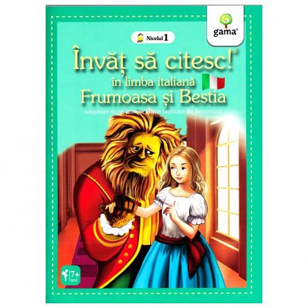 Invat sa citesc! In limba italiana. Frumoasa si bestia. Nivelul 1