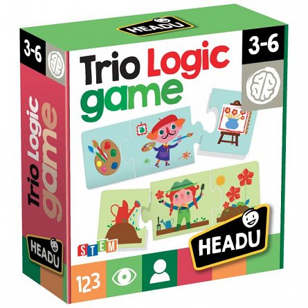 Joc de logica,Trio Logic,STEM,Headu,3-6ani