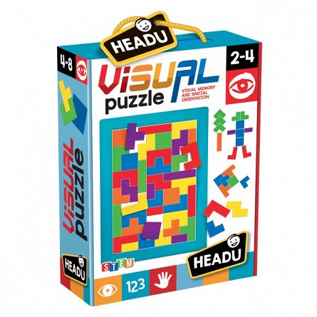 Puzzle Vizual,Headu,5-10ani