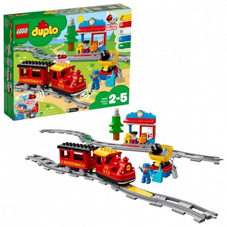 Lego-Duplo,Tren cu aburi,2-5Y