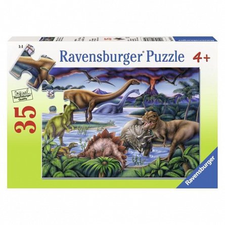 Puzzle Dinozauri,35pcs,+4Y