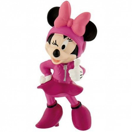 Figurina Disney,Mickey si pilotii de curse,Minnie,Bullyland