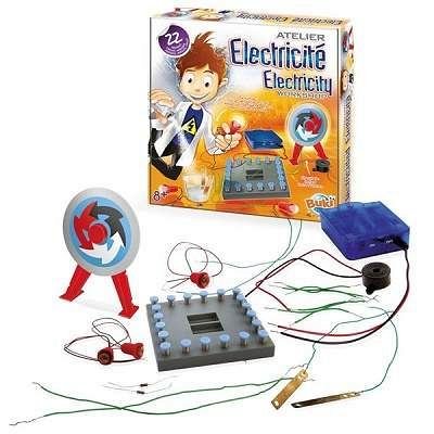 Atelierul de electricitate,Sciences,kit 22 circuite,Buki,+8Y