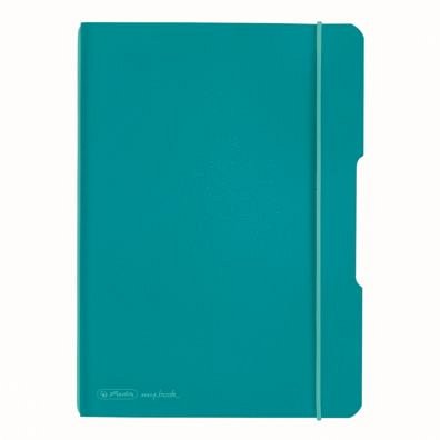 Caiet A5, 40 file, 80 g-mp, dictando, My.Book Flex, turcoaz