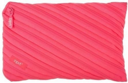 Penar tip borseta ZipIt, 23x2x15 cm, Neon Jumbo, roz