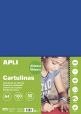 Carton color A4,170 g/mp, coala, albastru inchis, Apli