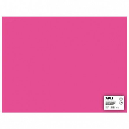 Carton color 50 x 65 cm, 170 g-mp, coala, roz fluorescent, Apli