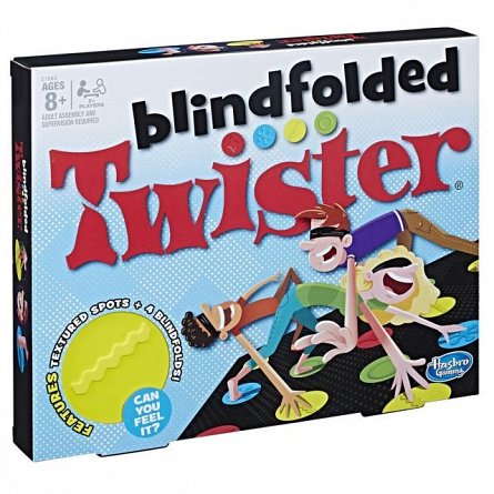 Twister,blindfolded
