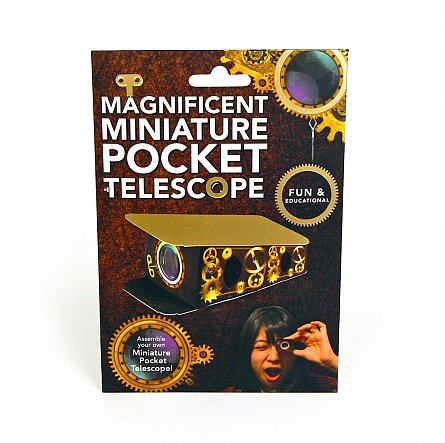 Mini-Telescop Steampunk pliabil - Magnificent Pocket Telescope, Satzuma