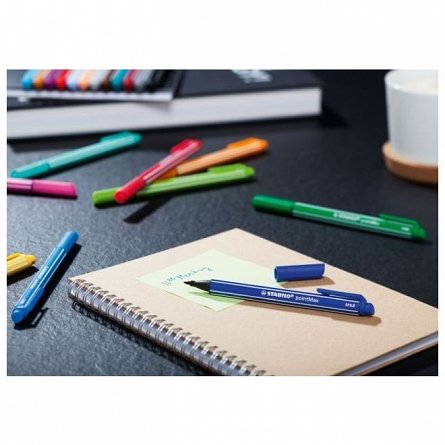 Marker Stabilo pointMax, 0.8 mm, verde