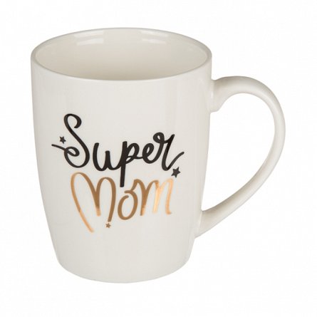 Cana cu mesaj, "Super Mom" sau "Daddy Cool"
