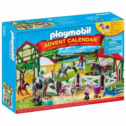 Playmobil-Calendar craciun,Ferma calutilor