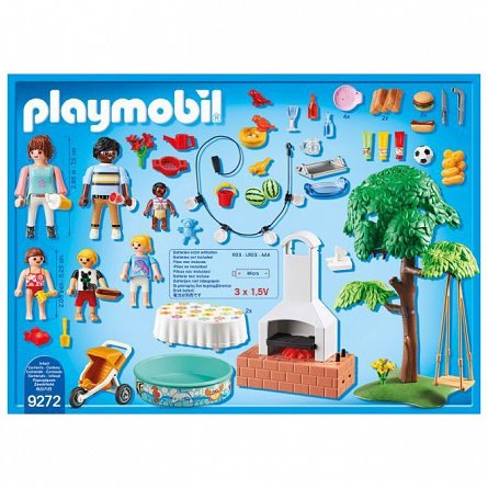 Playmobil-Petrecere in gradina