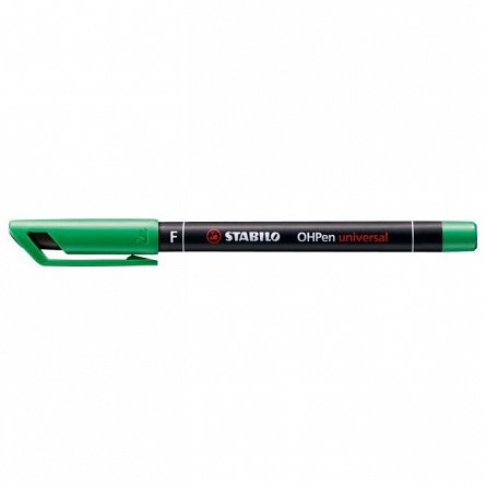 Marker permanent Stabilo OHPen universal F, 0.7 mm, verde