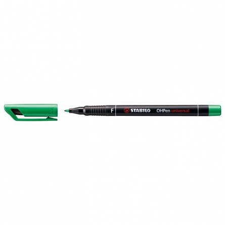 Marker permanent Stabilo OHPen universal F, 0.7 mm, verde