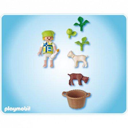 Playmobil-Fetita si puii de capra