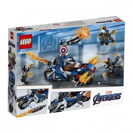 LEGO Super Heroes Captain America:Atacul Outriderilor