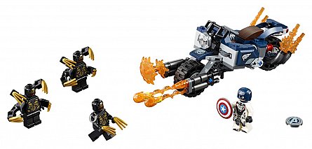 LEGO Super Heroes Captain America:Atacul Outriderilor