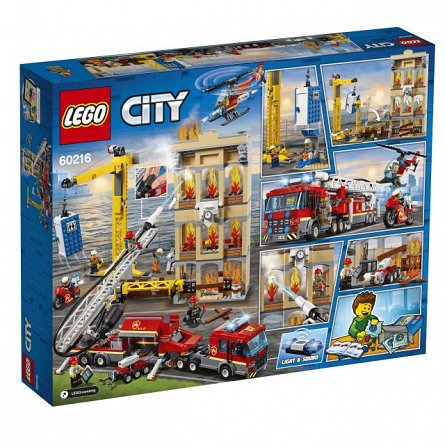 LEGO City Divizia pompierilor din centrul orasului