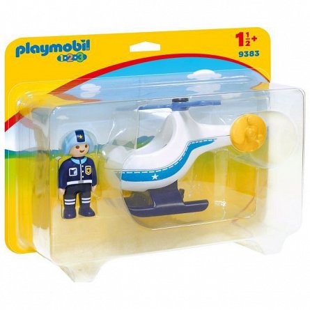 Playmobil-1.2.3 Elicopter de politie