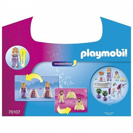Playmobil-Set portabil,Printese si unicorn