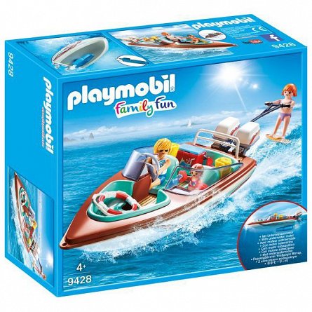 Playmobil-Barca de viteza cu motor