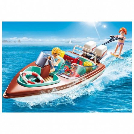Playmobil-Barca de viteza cu motor