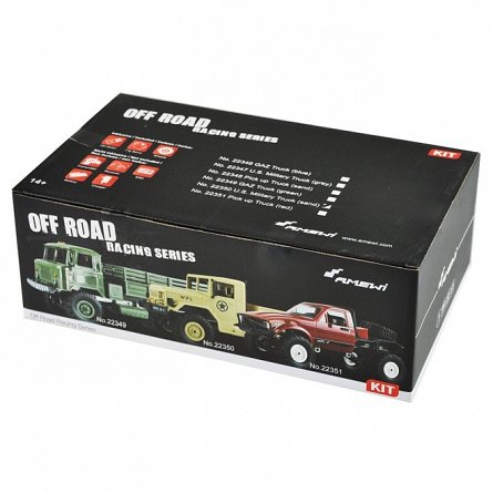 Kit de constructie Auto Amewi U.S. Military Truck 4WD, 1:16